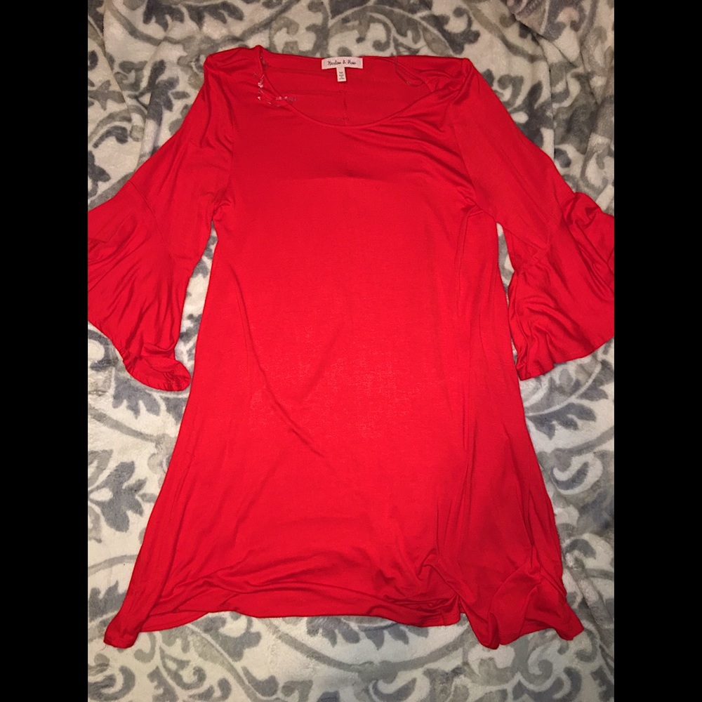 Cute red dress